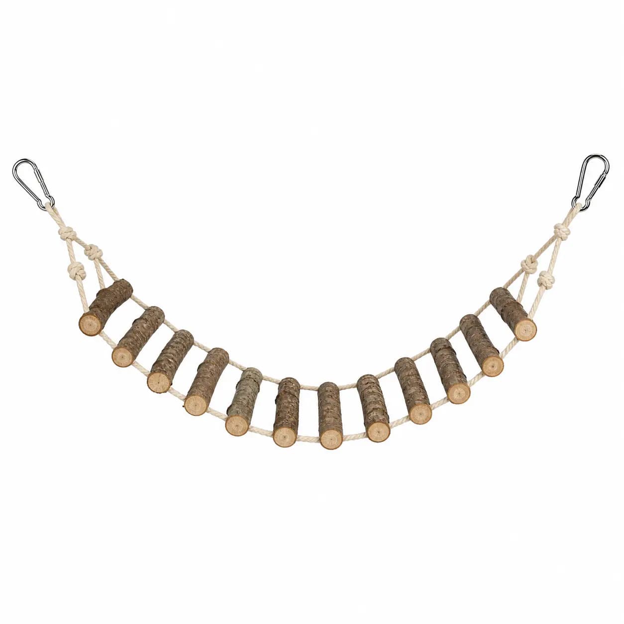 Flexible Natural Wood Bridge Ladder